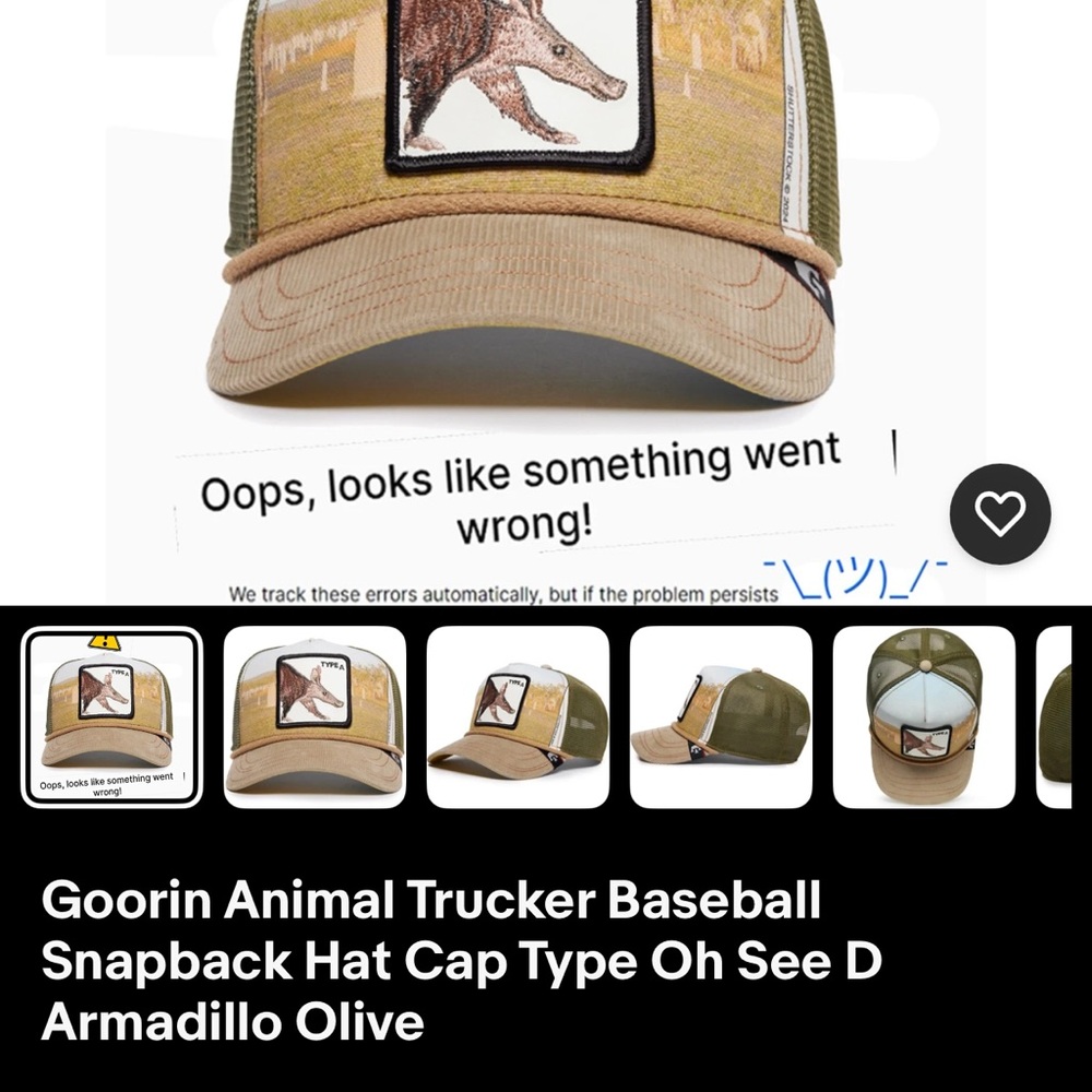 Goorin Bros Olive and Tan Trucker Hat